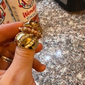 Elegant Gold and Silver Women's Ring Set